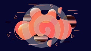 Modern abstract background.fluid shapes