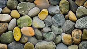 abstract background colorful sea stones
