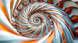 Abstract background with colorful spiral pattern fractal shapes, modern art wallpaper