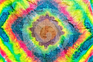 Abstract background colorful tie die pattern