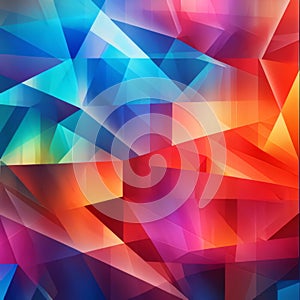 Abstract background with colorful triangles. Vector illustration for your design. Eps 10