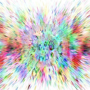 Abstract background of colors burst