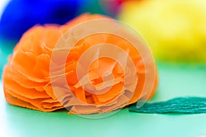 Abstract background of the colors of colored paper