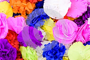 Abstract background of the colors of colored paper