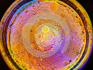 Abstract background with colourful bubbles