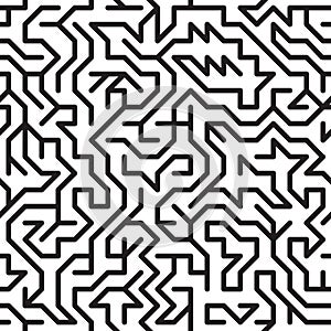 Abstract background with complex maze