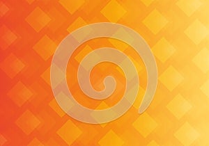 Abstract background composed of technologically themed squares, gradients from light yellow to dark orange photo