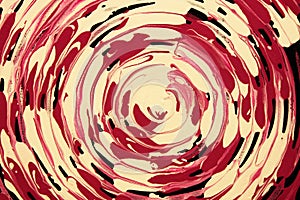 Abstract background with concentric circles