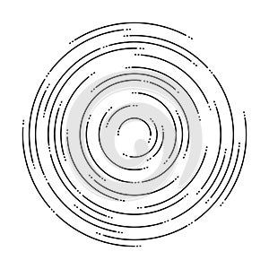 Abstraktné z koncentrický vlnenie kruhy. vektor 