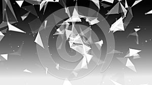 Abstract background with connected dots and lines. Digital technology background. Network connection dots and lines