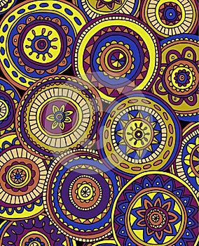 Abstract background consisting of mandal