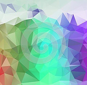 Abstract background consisting of triangles, vector illustration