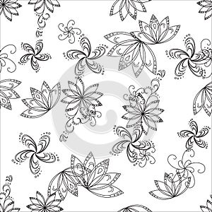 Abstract background, contours