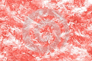 Abstract background, cracked ice texture, tined in living coral photo