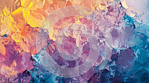 An abstract background of crystallized sulphur