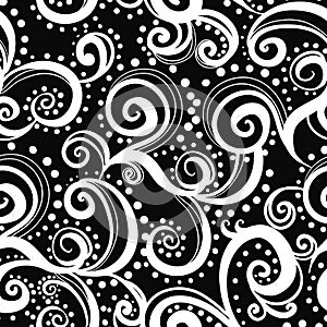 Abstract background with curl