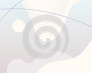 Abstract background curve concave lines light color smooth background