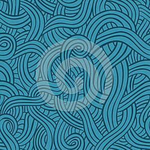 Abstract background with curved lines and delicate color embroidery curls