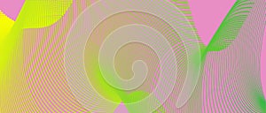 Abstract background with curvy shapes and fluor colors photo