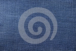 Abstract background of dark blue jean fabric texture