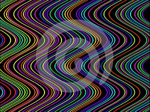 Abstract background, decorative gradient multicolored fluorescent geometric dynamic modern pattern