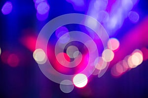 Abstract background with defocused bokeh colorful lights