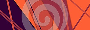 Abstract background design, dark purple orange pink and mauve in artistic modern art style design, website header or geometric ban