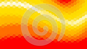 abstract background design with red and yellow color gradient and hexagonal pattern