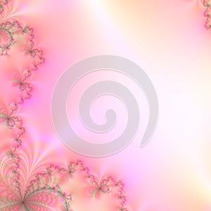 Abstracto diseno plantilla en sombras de rosa, a verde 