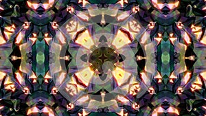 Abstract background with diamond kaleidoscope