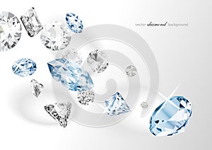 Abstract background with diamonds