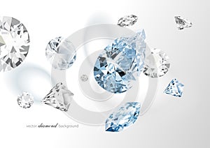 Abstract background with diamonds