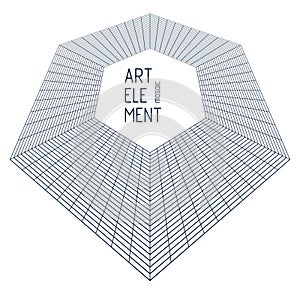 Abstract background of dimensional 3d low poly geometric shape mesh vector illustration.