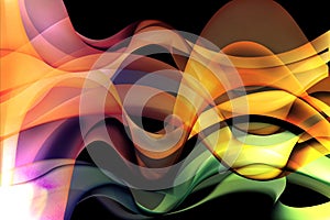 Abstract background with dinamic wave