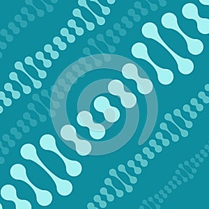 Abstract background with DNA strand molecule structure