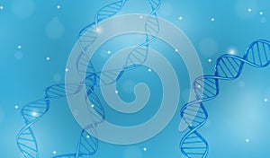 Abstract background with dnk spiral for information and medicine template. Vector Illustration