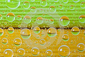 The abstract background with drops