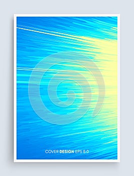 Abstract background. Dynamic effect. Cover design template. Vector illustration.