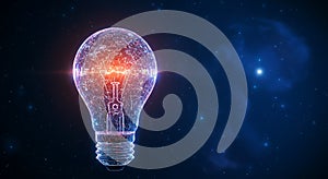 Abstract background with dynamic lines and dots forming undulating patterns in purple and blue