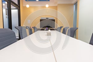 abstract background of empty modern boardroom, meeting office room