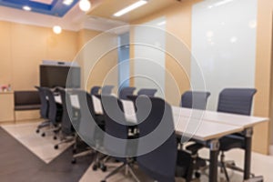 abstract background of empty modern boardroom, meeting office room