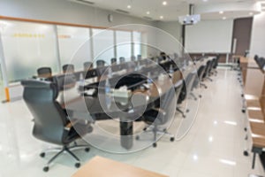 abstract background of empty modern boardroom, meeting office room