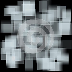 Abstract background with faded squares