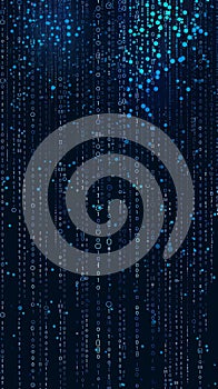 Digital Matrix of Binary Code and Data Streams