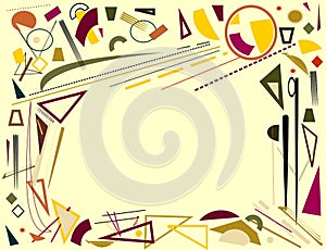 Abstract background , fancy geometric colorful shapes whit empty space for your text