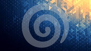 Abstract Geometric Network Background with Gradient Colors