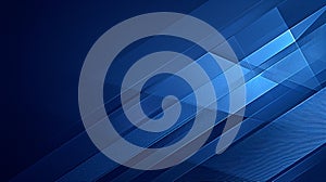 Abstract Blue Geometric Background with Lines and Grids