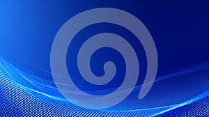Abstract Blue Digital Waveform Background