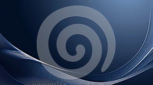 Abstract Blue Wave Background with Subtle Grid and Light Streaks