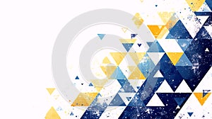 Abstract Geometric Background with Triangles